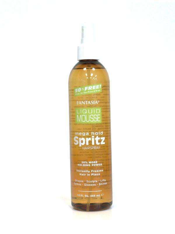 Fantasia IC Liquid Mousse Mega Hold Spritz - Beautiful Black Hair