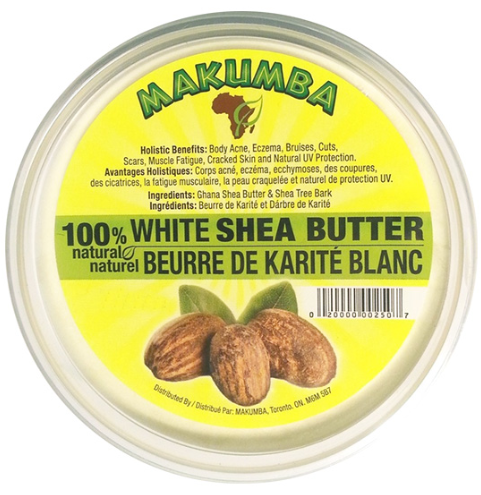 Makumba 100% White Shea Butter 8oz - Beautiful Black Hair