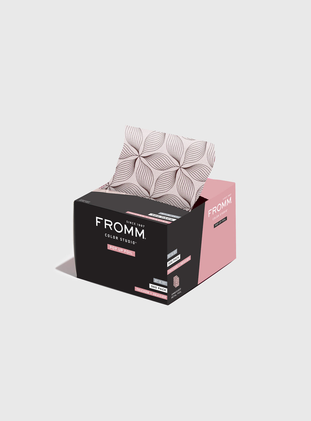 FROMM 5X11" Embossed Pop Up Foil Petals Print - 500 Pack