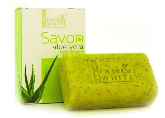 Fair & White Original Aloe Vera Exfoliating Soap - Beautiful Black Hair