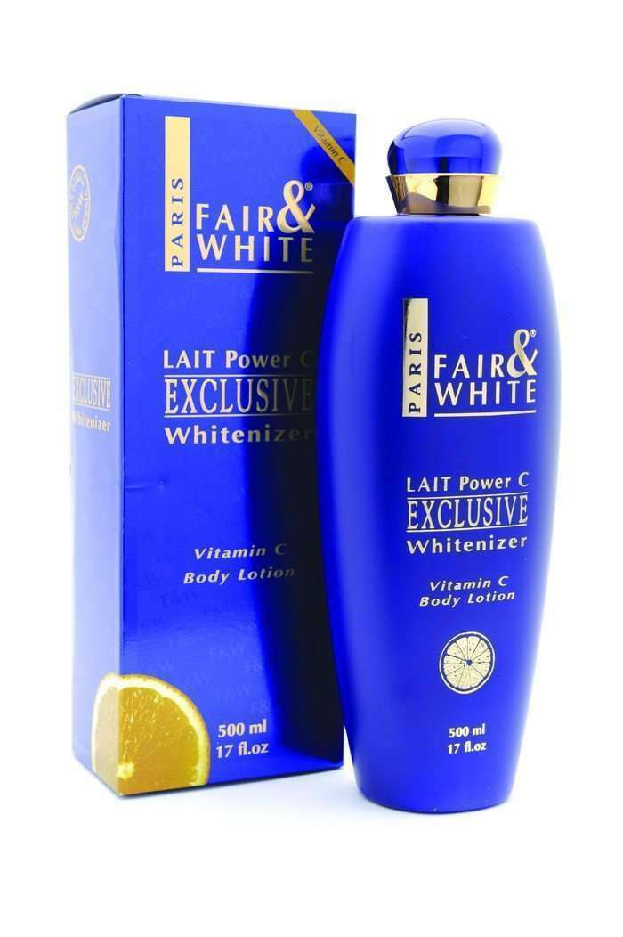 Fair & White Exclusive Body Lotion w/ Pure Vitamin C - Beautiful Black Hair
