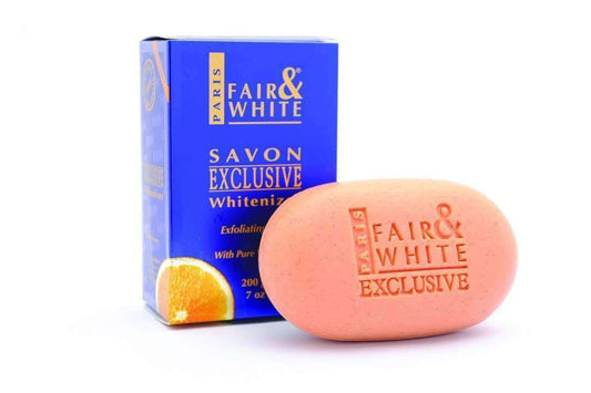 Fair & White Exclusive Exfoliating Soap w/ Pure Vitamin C - Beautiful Black Hair