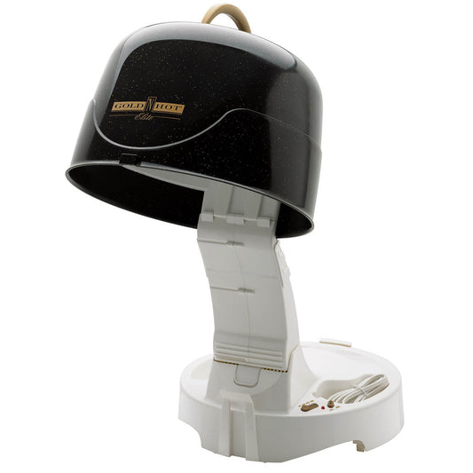 Gold N Hot Ionic Full-Hood 1875 Watt Professional Dryer - Beautiful Black Hair