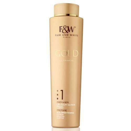 Fair & White Gold AHA Brightening Lotion - Beautiful Black Hair