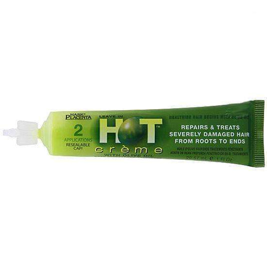Hask Placenta Hot Cream Tube -Olive - Beautiful Black Hair