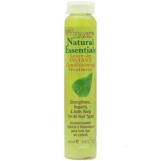 Hask Natural Essentials Leave In Instant Conditioning Treatment - Beautiful Black Hair