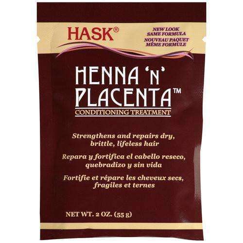 Hask Henna n Placenta Packette - Regular - Beautiful Black Hair