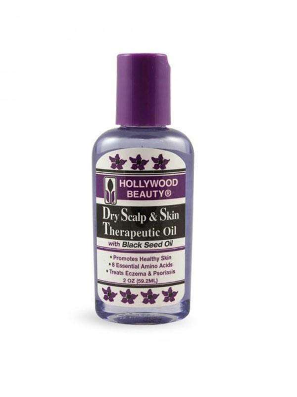 Hollywood Beauty Dry Scalp & Skin Therapeutic Oil - Beautiful Black Hair