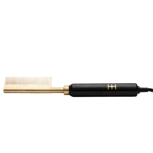 Hot & Hotter Electrical Straightening Comb Medium Straight Teeth #5530
