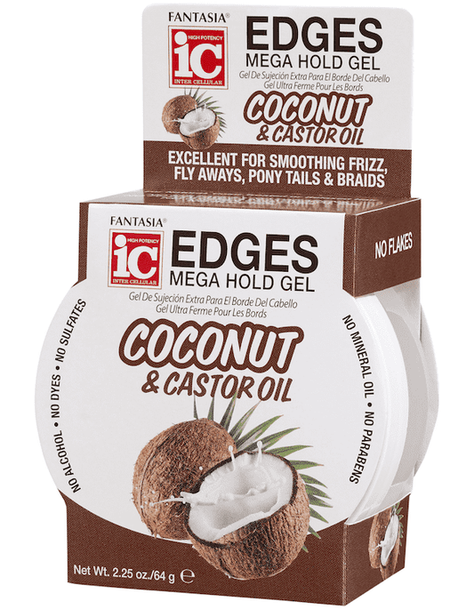 Fantasia IC Coconut & Castor Oil Edge Gel - Beautiful Black Hair