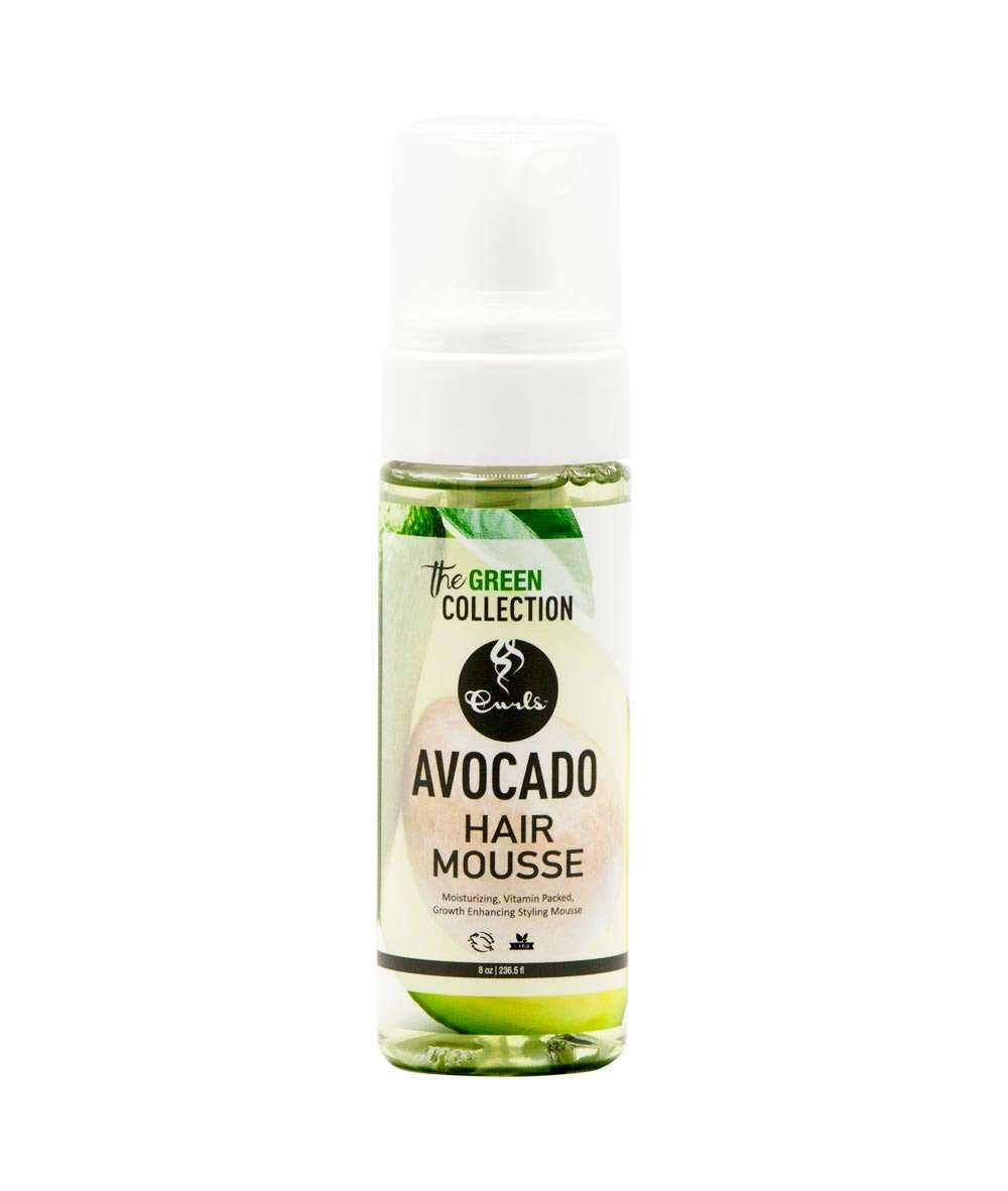 Curls The Green Collection Avocado Hair Mousse - Beautiful Black Hair