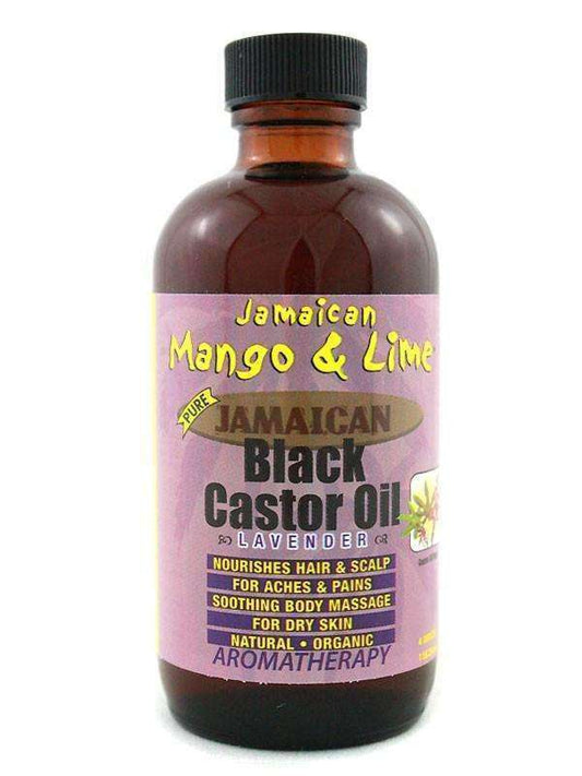 Jamaican Mango & Lime Black Castor Oil - Lavender - Beautiful Black Hair
