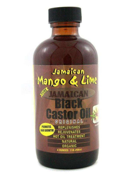 Jamaican Mango & Lime Black Castor Oil 4oz - Beautiful Black Hair