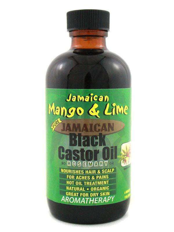 Jamaican Mango & Lime Black Castor Oil -Rosemary - Beautiful Black Hair