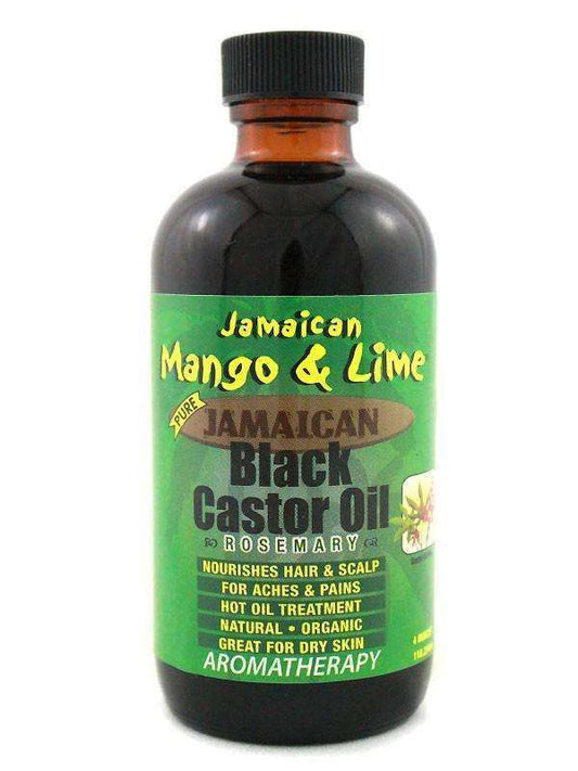 Jamaican Mango & Lime Black Castor Oil -Rosemary - Beautiful Black Hair