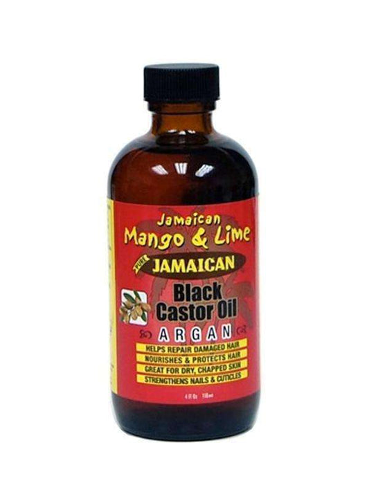 Jamaican Mango & Lime Argan Jamaican Black Castor Oil - Beautiful Black Hair