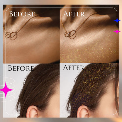 Secret of Pharaoh Egyptian Diamond Hair & Body Glitter Mist - Sapphire