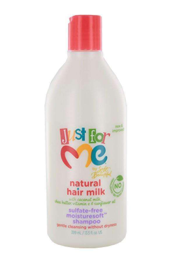 Just For Me Natural Hair Milk  Sulfate-Free Moisturesoft Shampoo - Beautiful Black Hair