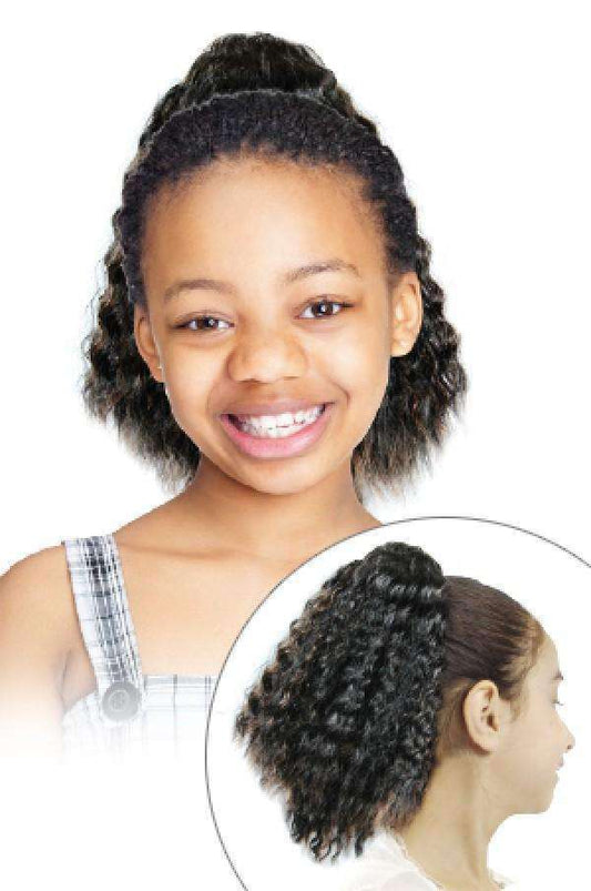 Magic Gold Kids Ponytail Seraphina - Beautiful Black Hair