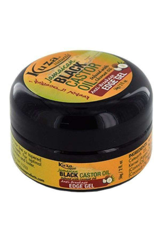 Kuza Naturals Black Castor Oil Anti-Breakage Edge Gel - Beautiful Black Hair