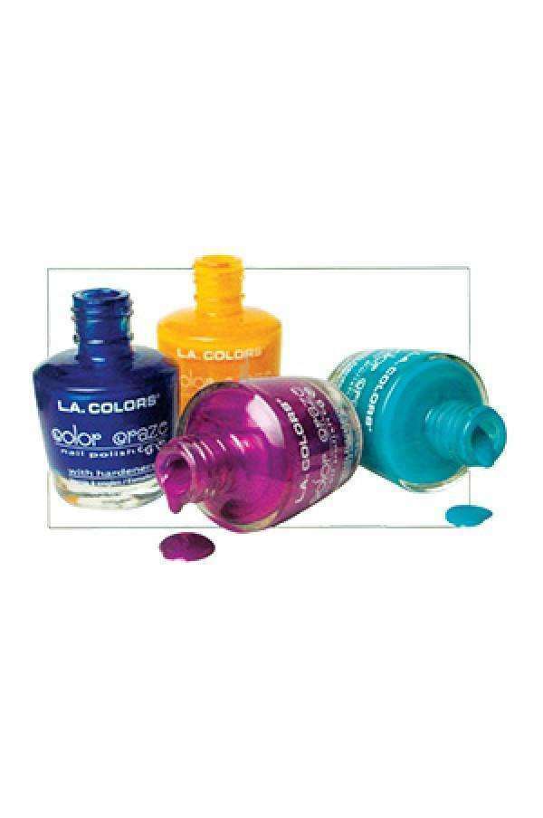 L.A. Colors Craze Nail Polish - Beautiful Black Hair