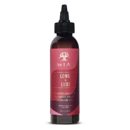 As I Am Long & Luxe Pomegranate & Passion GroHair Oil - Beautiful Black Hair
