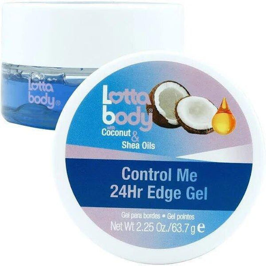 Lottabody Control Me 24Hr Edge Gel (2.99oz) - Beautiful Black Hair