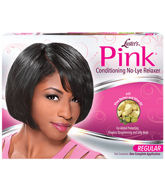 Pink No Lye Relaxer Kit -Regular
