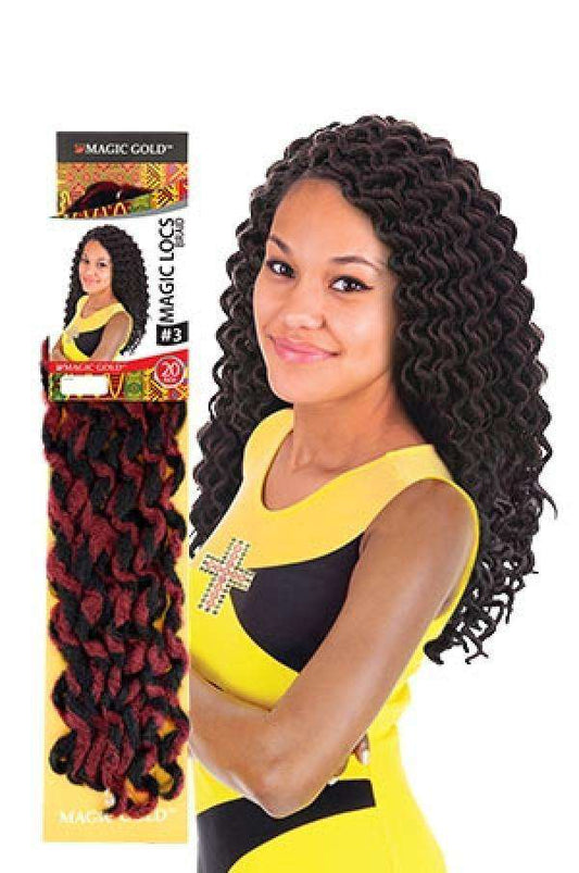 Magic Gold Magic Locs #3 20" - Beautiful Black Hair