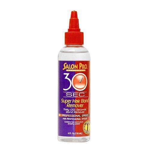 Salon Pro 30 Sec Super Hair Bond Remover Oil w/ Olive Oil 4oz - Beautiful Black Hair