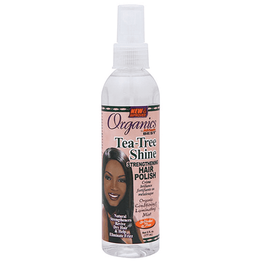 Africa's Best Organics Tea Tree Shine Strengthening Hair Polish - Beautiful Black Hair