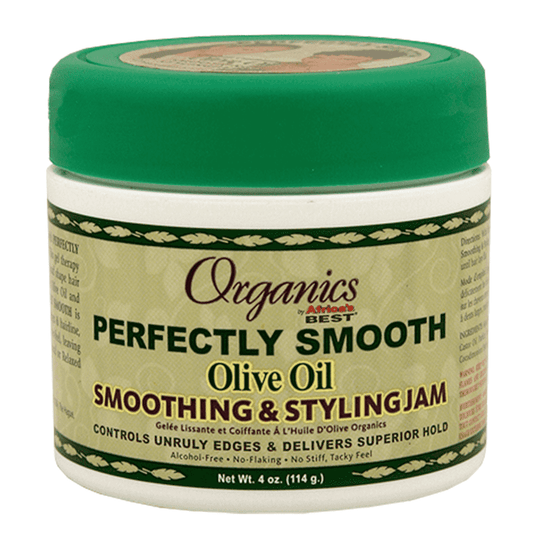 Africa's Best Organics Perfectly Smooth Olive Oil Smoothing & Styling Jam - Beautiful Black Hair