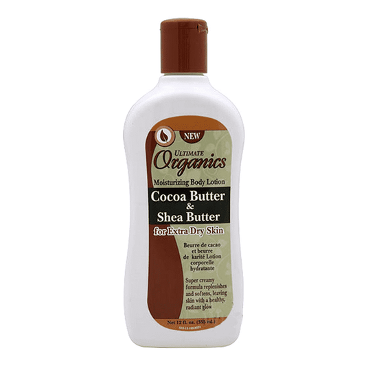 Africa's Best Ultimate Organics Cocoa Butter & Shea Butter Moisturizing Body Lotion - Beautiful Black Hair