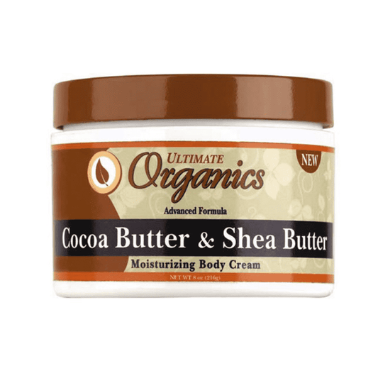 Africa's Best Ultimate Organics Cocoa Butter & Shea Butter Moisturizing Body Cream - Beautiful Black Hair