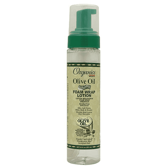 Africa's Best Organics Olive Oil Silkening Foam Wrap Lotion - Beautiful Black Hair