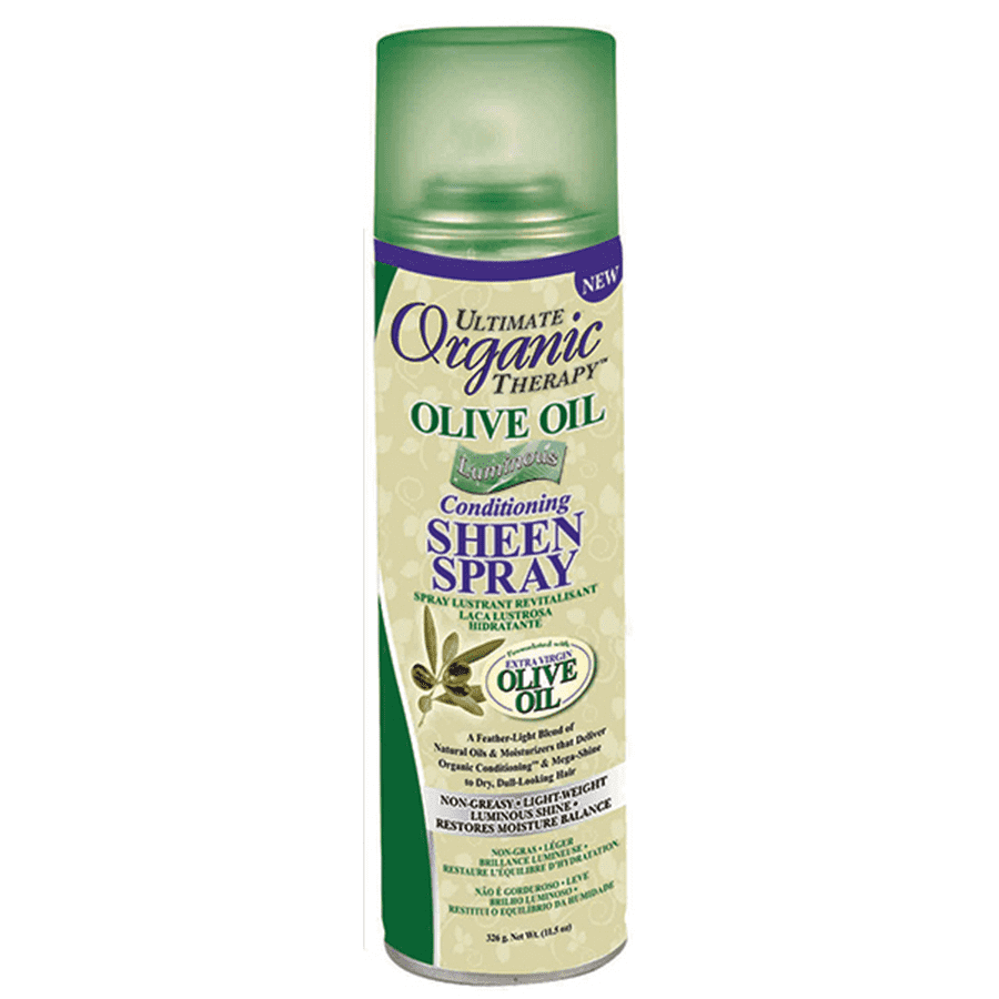 Africa's Best Ultimate Organics Olive Oil Luminous Conditioning Oil Sheen - Beautiful Black Hair