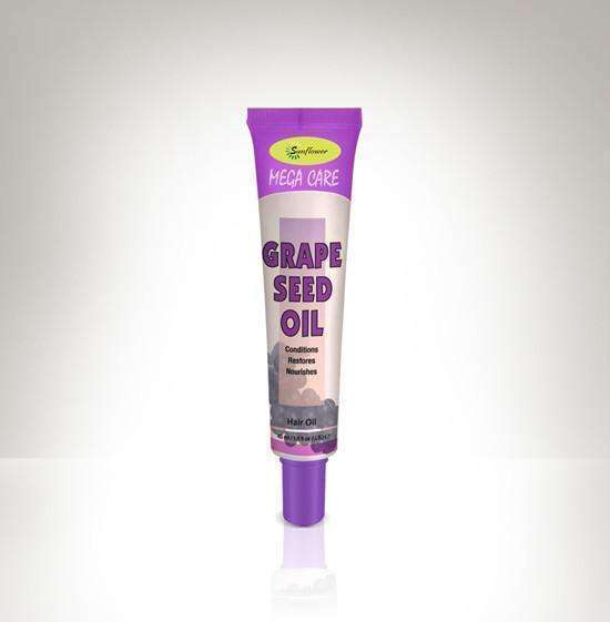 Sunflower Mega Care Hair Oil - Grape Seed Oil - Beautiful Black Hair
