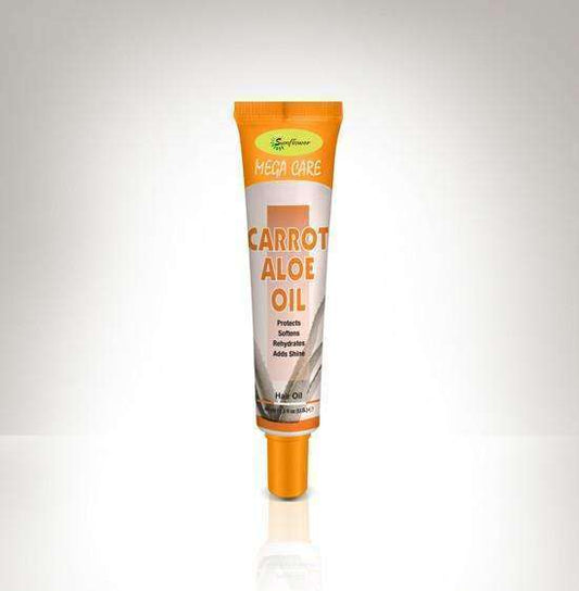 Sunflower Mega Care Hair Oil - Carrot & Aloe Oil - Beautiful Black Hair