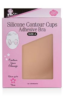 Hollywood Fashion Secrets Silicone Contour Cups Adhesive Bra - Size A (1 Pair) - Beautiful Black Hair