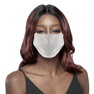 Fashion Corduroy Face Mask (Gray) - Beautiful Black Hair