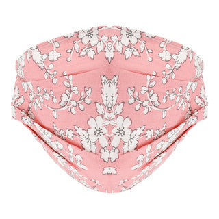KIM & C Fashion Flower Patterned Mask (Coral) - Beautiful Black Hair