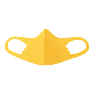 Kids Reusable 3D Face Mask - Yellow - Beautiful Black Hair