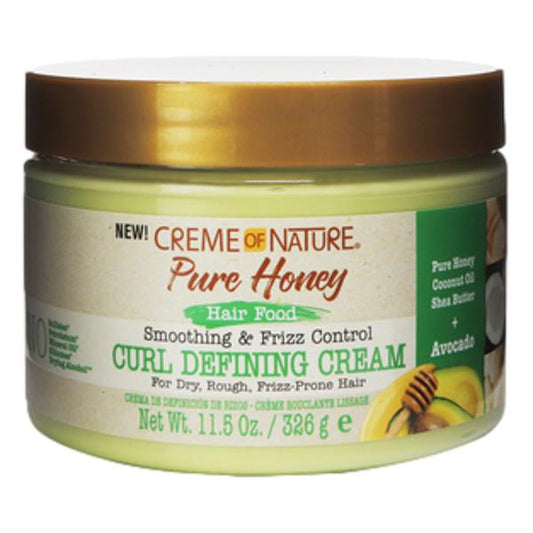 Creme Of Nature Pure Honey Hair Food Smoothing & Frizz Control Curling Defining Cream