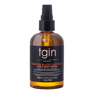 tgin Jamaican Black Castor Oil Hair & Body Serum (4oz) - Beautiful Black Hair