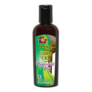 Hollywood Beauty Jamaican Black Castor Oil- Peppermint Oil - Beautiful Black Hair