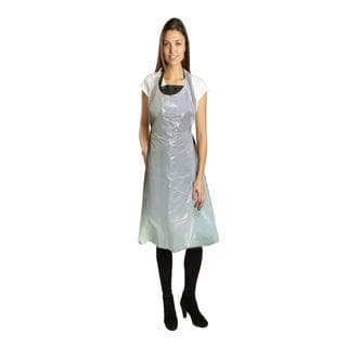 BaByliss Pro Disposable Salon Apron- White - Beautiful Black Hair