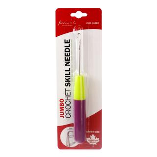 Jumbo Crochet Skill Needle - Beautiful Black Hair