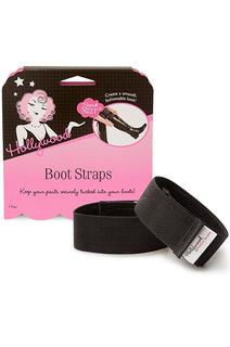 Hollywood Fashion Secrets Boot Straps (1 Pair) - Beautiful Black Hair