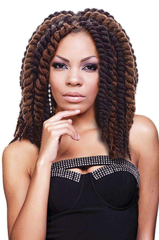 Magic Gold Mini Jumbo Twist 12" - Beautiful Black Hair