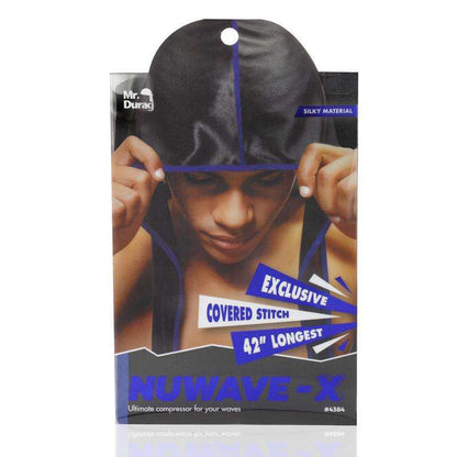 Mr. Durag Nuwave-X Silky Durag #4384 Black